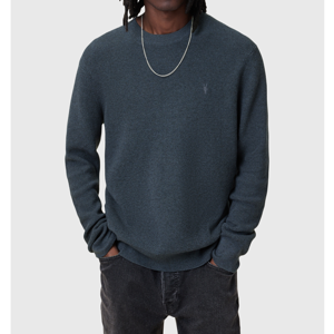 AllSaints Aspen Waffle Texture Crew Neck Jumper